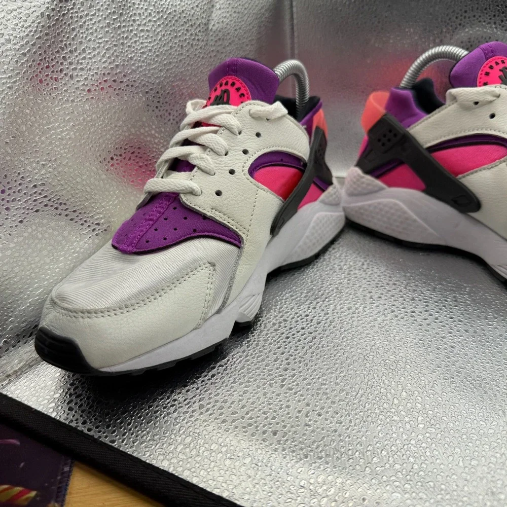 Size‎ 8.5 Nike Air Huarache White Hyper Pink Purple Womens Shoes DH4439-109